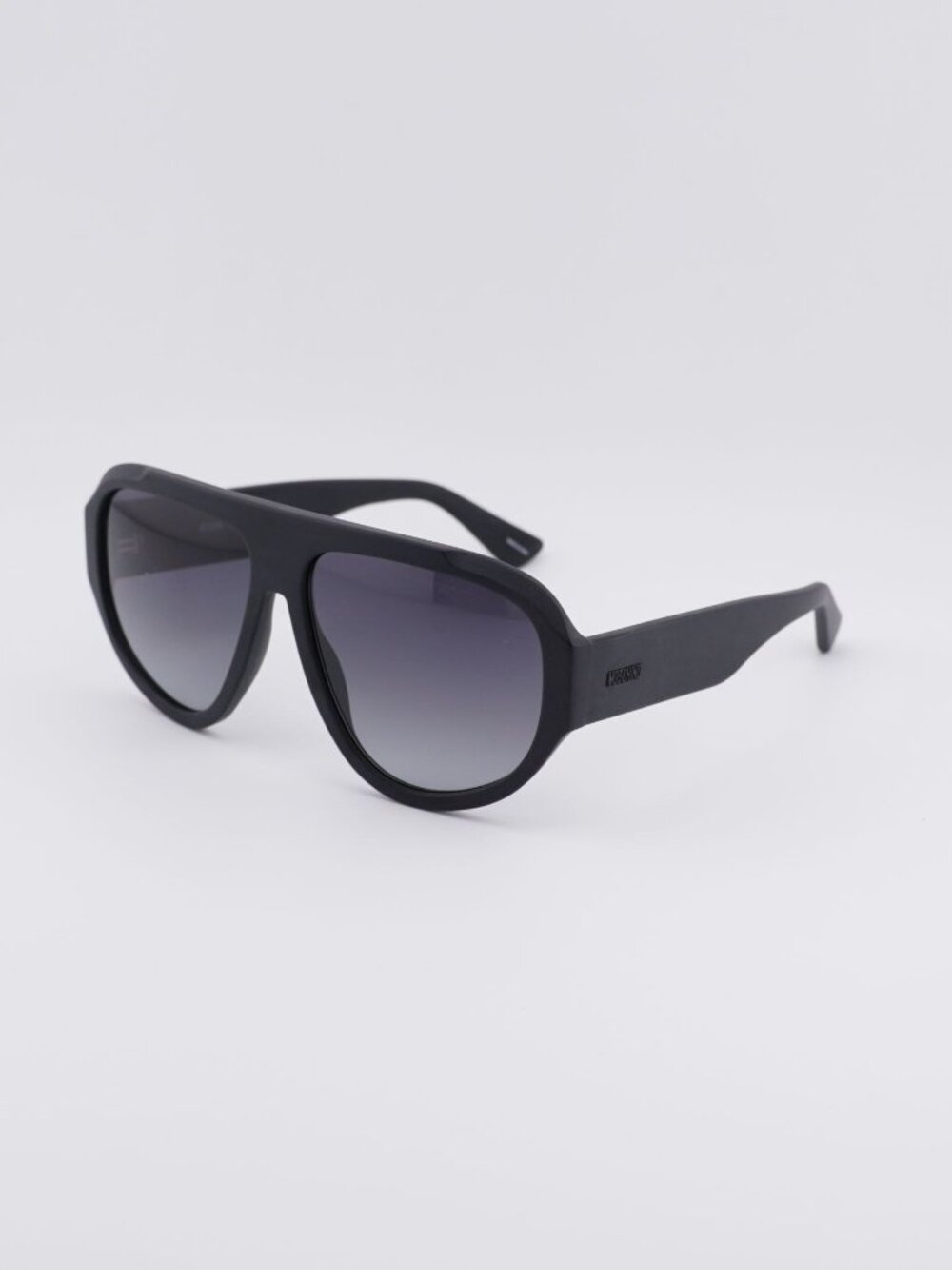 Moschino MOS183/S 0003 9O Unisex Sunglasses Black Aviator Frame, Grey Lenses